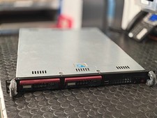 Supermicro 1U Half Depth Rackmount Server Chassis Two HDD bays Intel i7