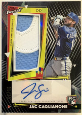 2026 Topps Finest - Jac Caglianone - Rookie Patch Auto - #RPA-JC /10 - Royals