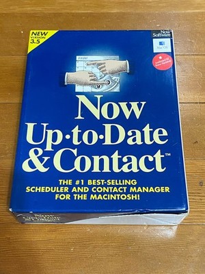 Vintage Software Now Up To Date & Contact Version 3.5 1995 Apple Mac OS