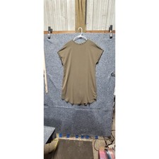 Shein Women's Back Zip-up Tan Dress Size L