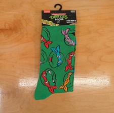 Crazy Socks Teenage Mutant Ninja Turtles Men's/Womens Unisex Crew Novelty Gift