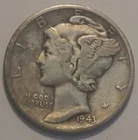 Nicer Low Mintage 1943 D Winged Liberty Head Mercury Dime