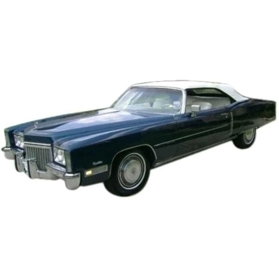 Techo para Cadillac Deville Eldorado Calais 1969-70 techo rígido acanalado blanco Foto 4 de 4