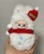 OOAK Mini Snowman Plush Doll – Handmade Winter Collectible Toy