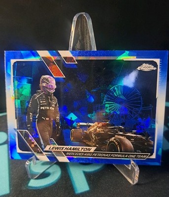 2021 Topps Chrome Sapphire Formula 1 Lewis Hamilton [Mercedes AMG Petronas] #56