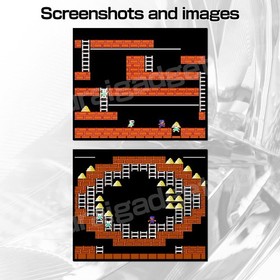 Lode Runner & Championship Lode Runner Nintendo Famicom / FC [Japan NES] HUDSON