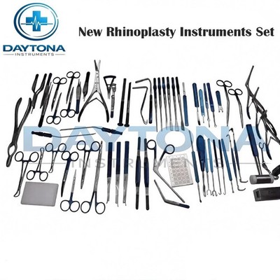New Rhinoplasty Instruments Set Titanium Coated Nose Surgery Quality With Box