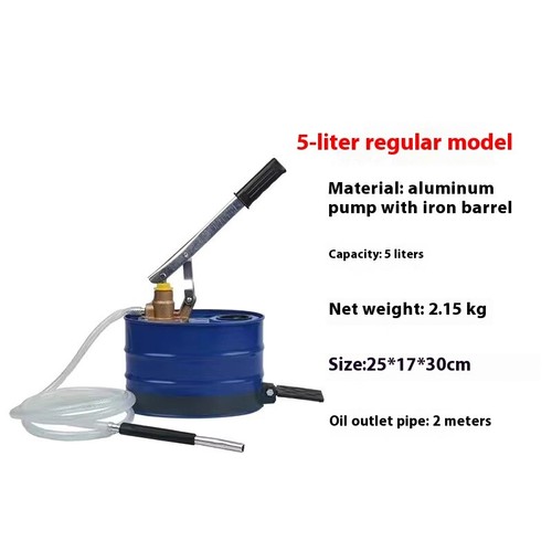 Distributore manuale olio ingranaggi erogatore carburante pompa manuale pressione pompe manuali - Foto 12 di 18