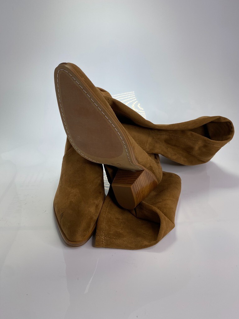 Marc Fisher Gwyneth Over The Knee Boot 9.5 Marc Fisher | Shoes | New Marc Fisher Gwyneth Brown Faux  main image 4