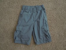 THE CHILDREN'S PLACE boys Cargo SHORTS size 10 slim gray adjustable waist