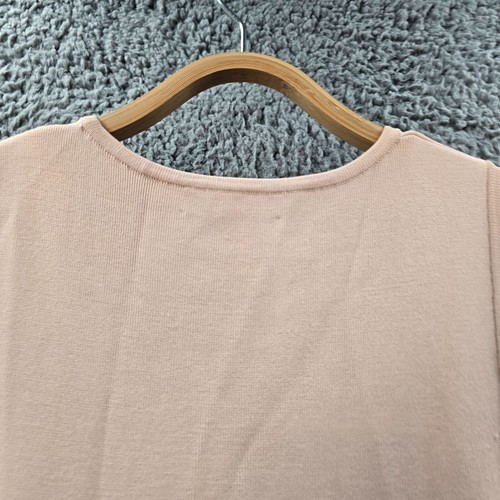 Reiss Womens A-line Dress Size L Bege Knit Sleeveless Knee Length Round Neck - Picture 10 of 13