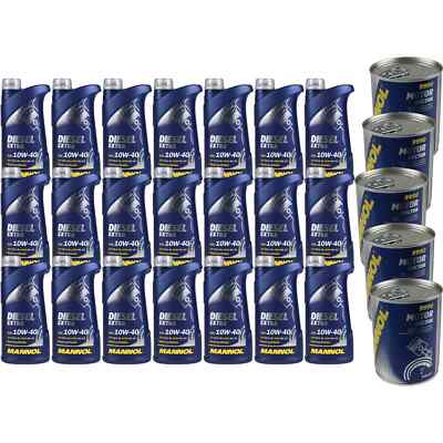 21L Motoröl MANNOL SAE 10W-40 DIESEL EXTRA 5xMotor Doctor