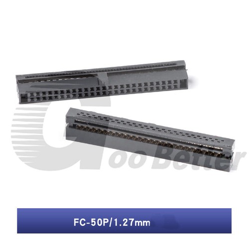IDC Cable Mounting Plug Socket Connector 1.27mm Pitch Ribbon Cable 6 to 50 Ways - Picture 25 of 25