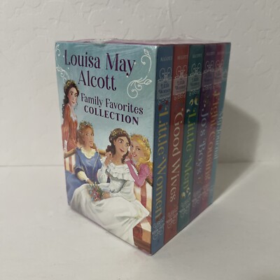 Louisa May Alcott Family Favorites Collection - 5 Book Set & Journal - Sealed