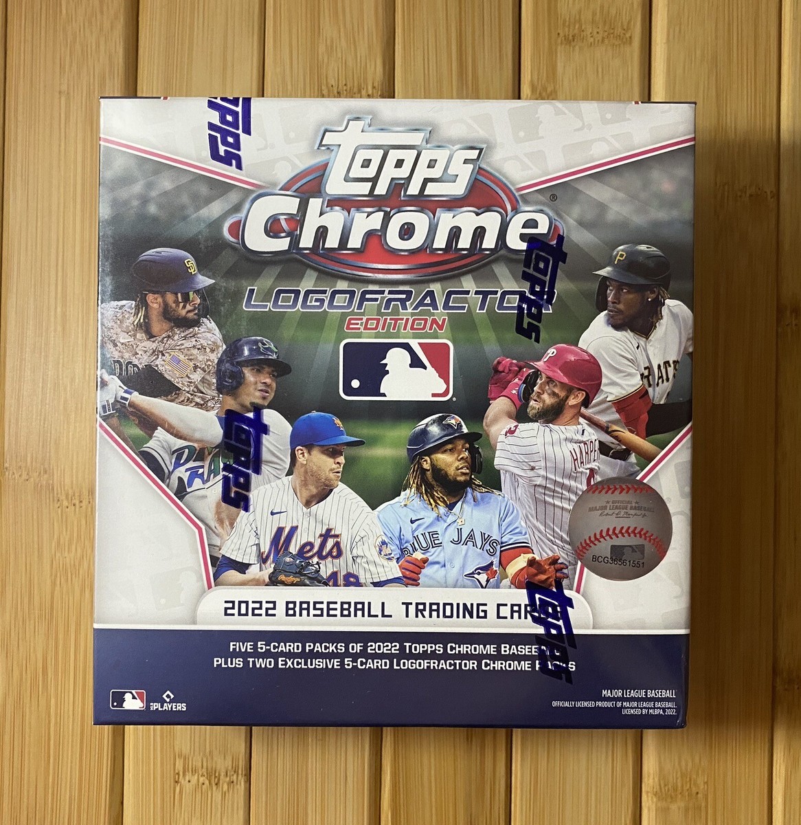 2022 Topps Chrome LOGOFRACTOR EDITION Baseball Mega Box Factory 