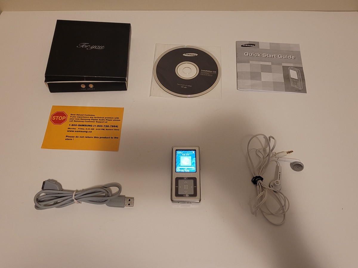 Samsung Yepp YP-Z5 Silver 1GB Digital Media MP3 Player | eBay