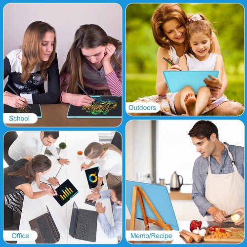 LCD Writing Tablet,16 Inch Colorful Screen Rechargeable Doodle Board Toddler For - Picture 5 of 9