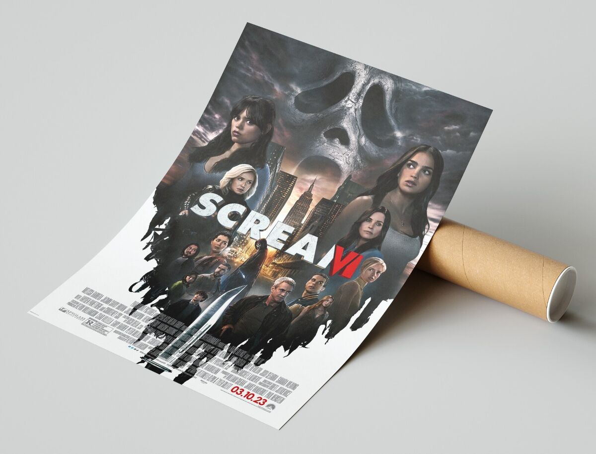 scream VI - scream 6 movie poster  Postcard for Sale by davidjones16598