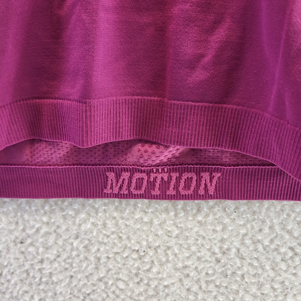 Задняя рубашка женщин большой фиолетовый 1/4 молнии пуловер работает велосипед Топ движения - Изображение 3 из 4