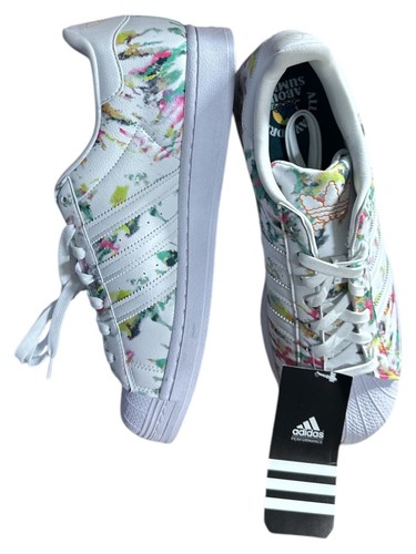 NWT Adidas GX5374 Superstar Men's Tie Dye Casual Sneakers Shoes - Size 10 M