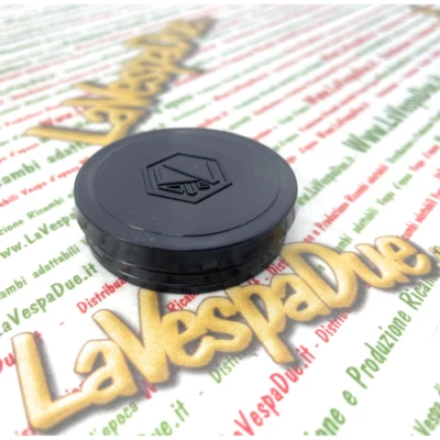 LVDUE - LAVESPADUE Tappo manubrio nero LVDUE per VESPA 50 90 125 V5A1T N L R REVIVAL foro contachil