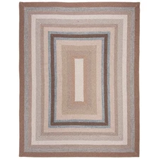 SAFAVIEH Braided BRD313A Handwoven Brown / Multi Rug