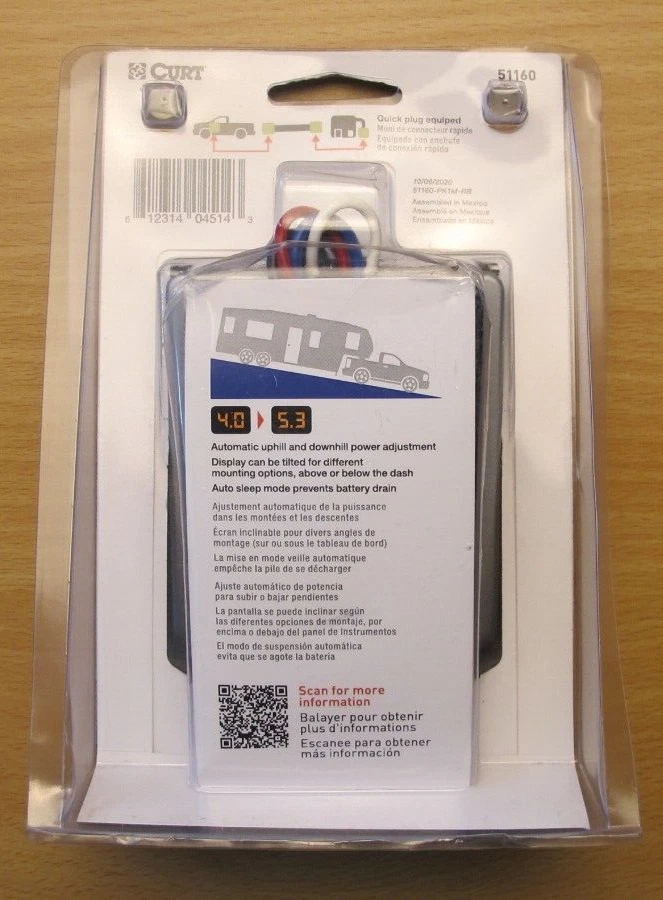 Curt Assure Proportional Trailer Brake Controller with Dynamic Screen #51160 - Image 3 of 4