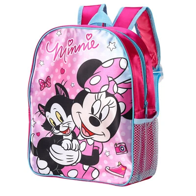 Disney Minnie Mouse Kids Childrens Premium Backpack School Rucksack Travel Bag