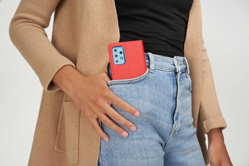 Custodia protettiva a libro per Huawei P10 Lite Cover Bookstyle Case nero - Foto 9 di 10