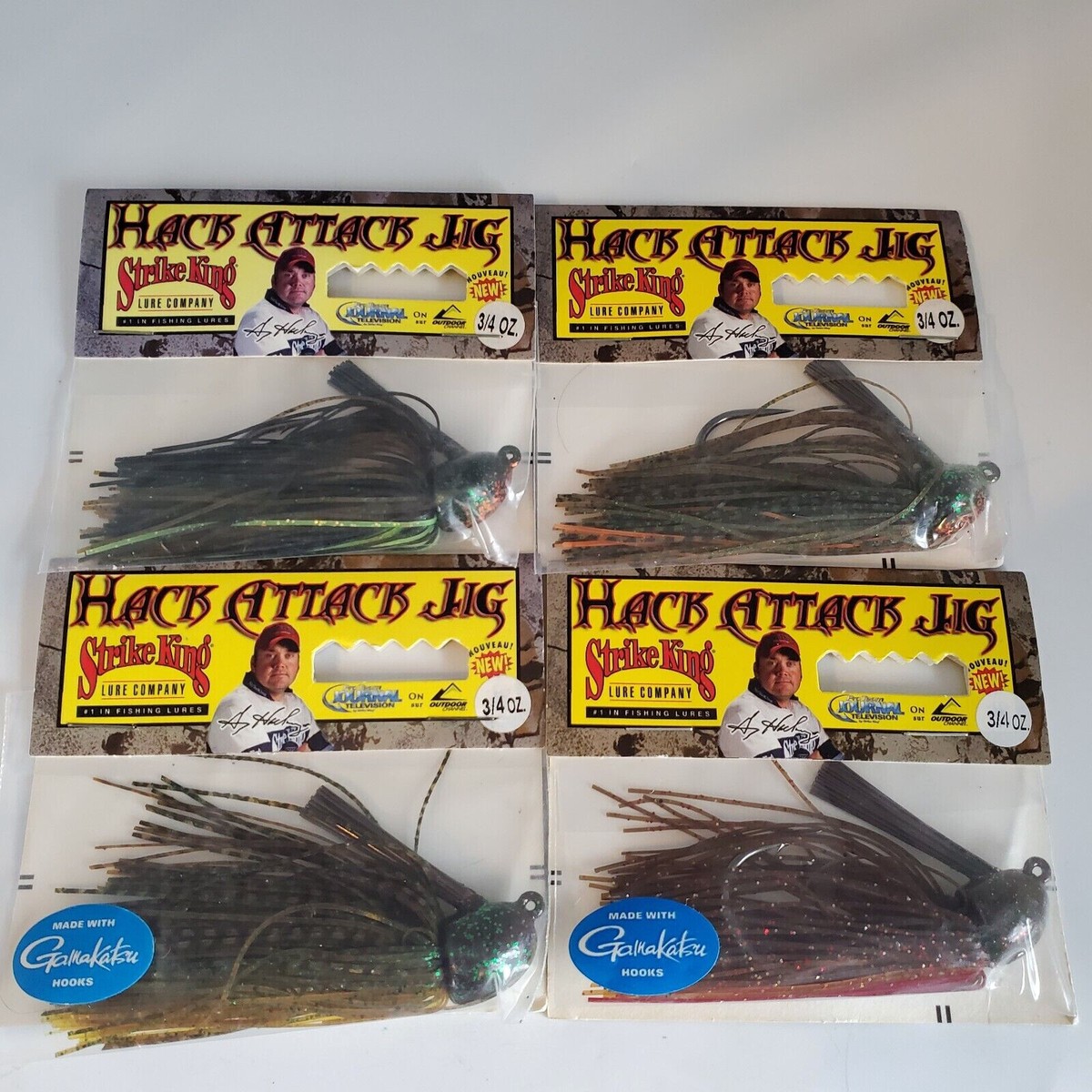 Gハジ Strike King Hahcj34-131 Hack Attack Heavy Cover Jig 3/4 Oz