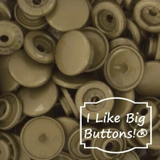 KAM Plastic Snaps: B11 Gold-Size 20/T5-No Sew Snap Buttons DIY Crafts Metallic