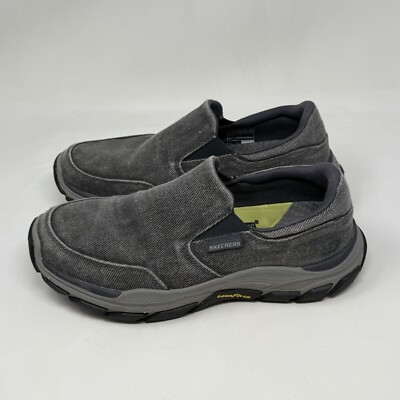 Skechers Respected Fallston Shoes Mens 8 Extra Wide Fit Gray  display picture 1