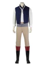 HOT The Little Mermaid Prince Eric Cosplay Costume Performance Halloween Fancy