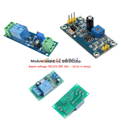 DC 12V/5V~12V Adjustable NE555 0~10/0~60/0~150S Delay Timer Switch Module