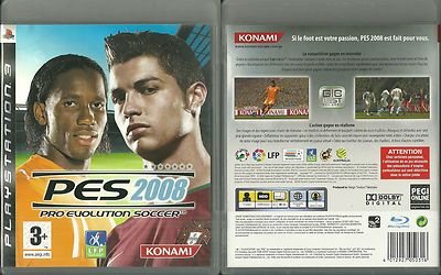 jeu PES 2009 Platinum sur ps3 playstation 3 sony francais foot ball soccer # 3