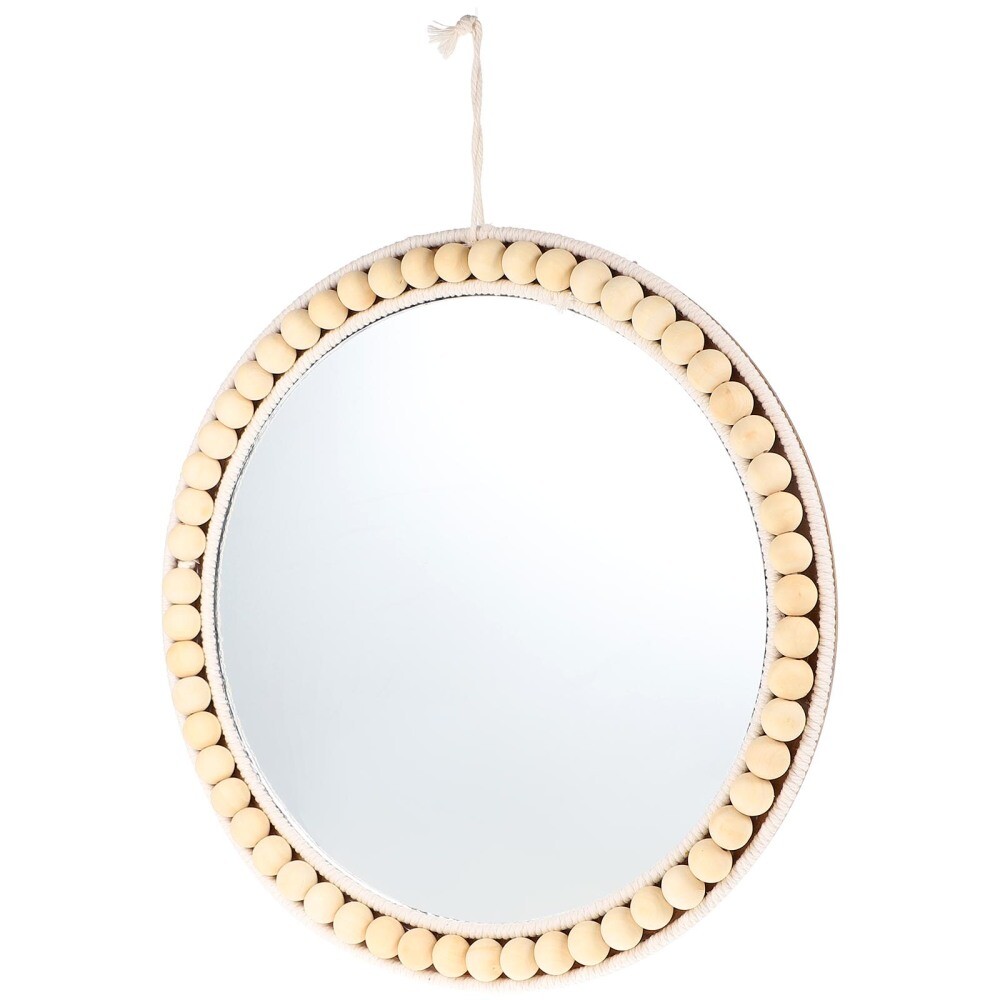 Vintage Round Mirror Sunglasses Wall Decor with Cotton String  