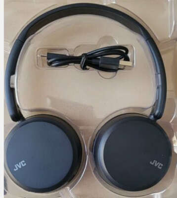 JVC HA-S36WB DEEP BASS Wireless On-Ear Headphones - Black 35H