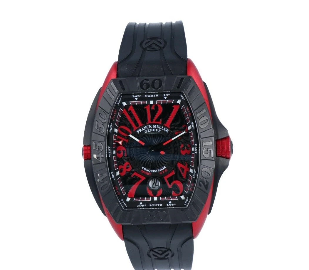 Franck Muller Conquistador Grand Prix Titanium Black Dial Watch