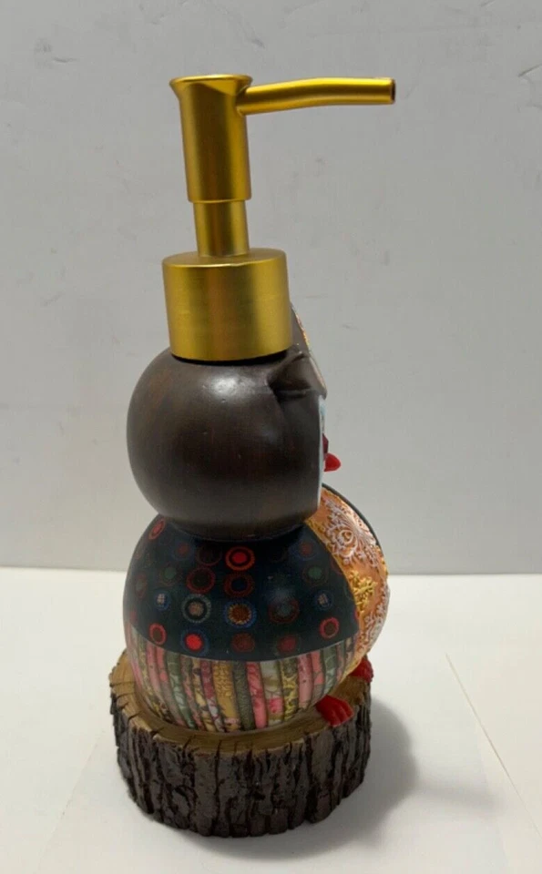 Bomba de búho dispensador de jabón rubio detalles para el hogar resina decorativa nuevo stock antiguo Foto 4 de 4