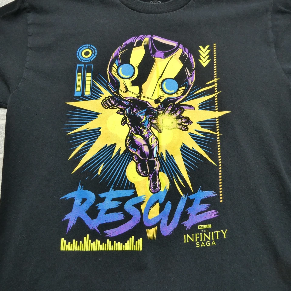 Marvel Funko Pop Shirt Youth Medium Iron Man Infinity Saga Short Sleeve Cotton - Image 2 of 4