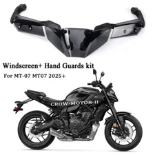 Windshield Deflector Handguard Shield Set Accessory For Yamaha MT-07 MT07 2025+