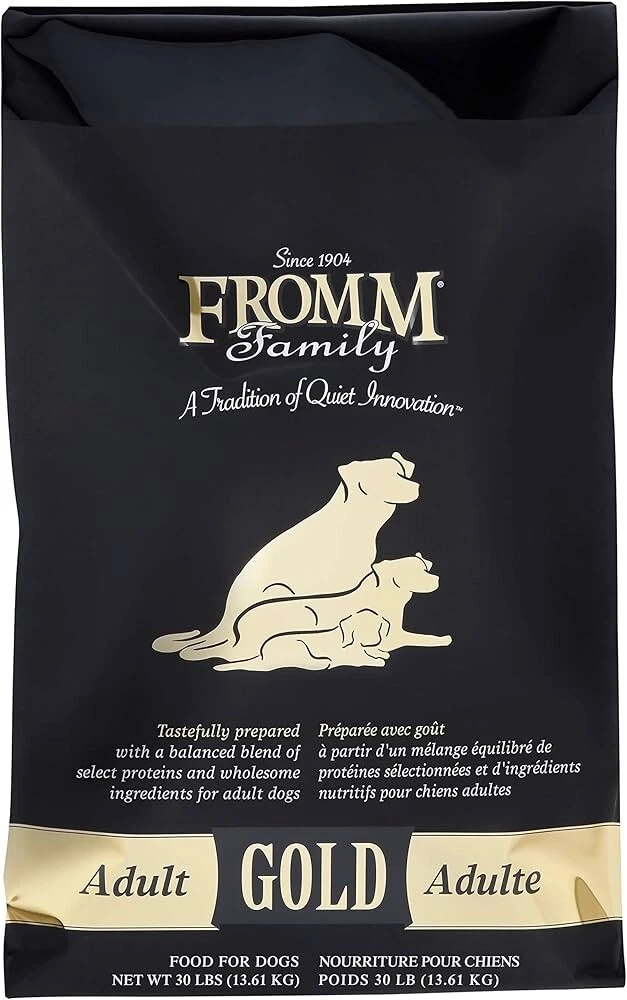 Fromm Gold Adult Dog Food 30 lbs - All Nature Chicken formula
Opens in a new window or tab
