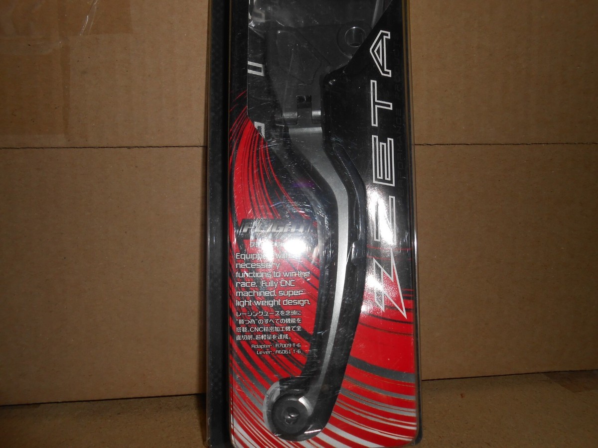 ZETA Flight CNC Clutch Lever for Kawasaki ZX 6r 00-16 10r 04