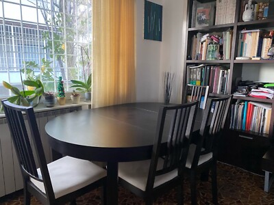 Hagernas Sedie A Scomparsa Ikea Da Pranzo Tavolo Legno