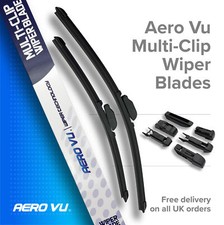 For Audi R8 Coupe Aero VU Flat Front Windscreen Wiper Blades 22"/22" New Pair