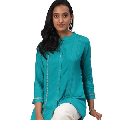 Tunic Indian Women Short Embroidery 