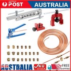 <!--F#f_0-->Brake Line Pipe Repair Kit 3/16 25ft Copper Pipe Flaring Tools 22 Nuts Fittings<!--F/-->