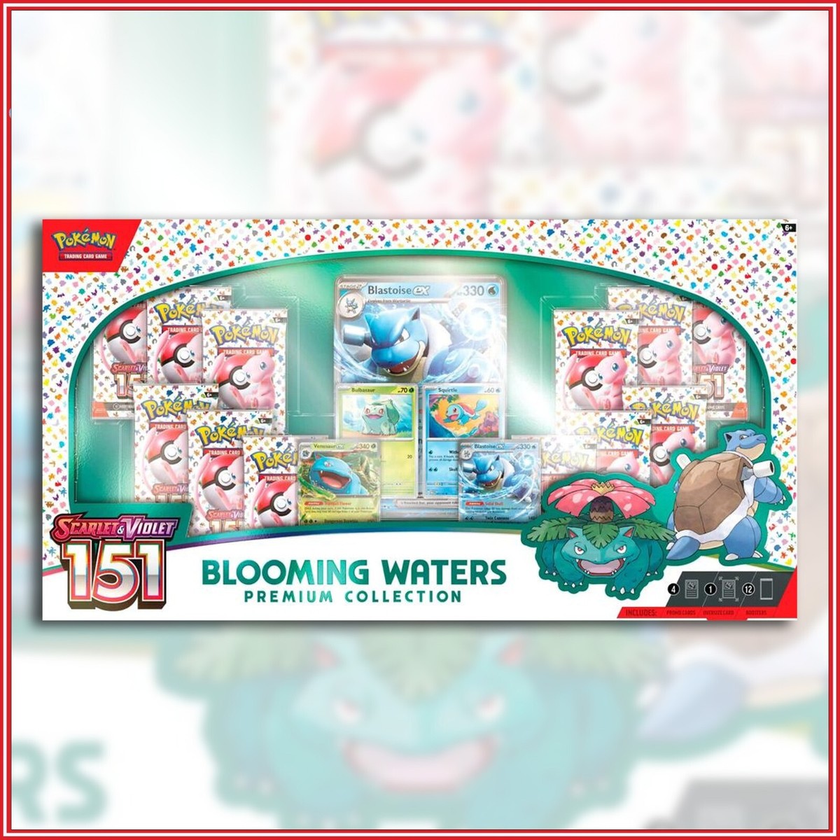 Pokemon TCG: Blooming Waters Premium Collection 151 | 12 Packs | eBay