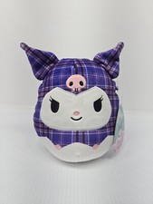 Squishmallows Sanrio Hello Kitty Friends 6.5 Kuromi Plaid Plush