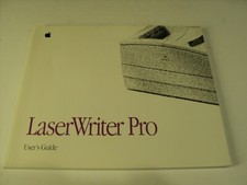 Apple LaserWriter Pro User Guide. Nice